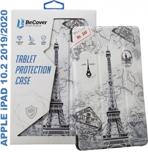 Чохол-книжка BeCover Smart Case для Apple iPad 10.2 2019 (706607) Paris  - фото - інтернет-магазин електроніки та побутової техніки TTT