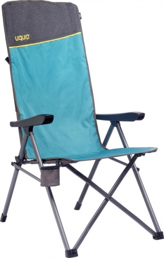 Крісло розкладне Uquip Justy XL (DAS303232) Blue/Grey - фото - інтернет-магазин електроніки та побутової техніки TTT