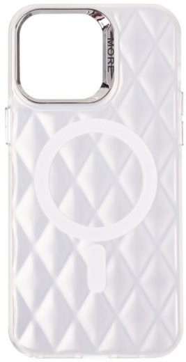 Накладка Gelius Luxary Case (Magsafe) для iPhone 14 Pro White - фото - інтернет-магазин електроніки та побутової техніки TTT