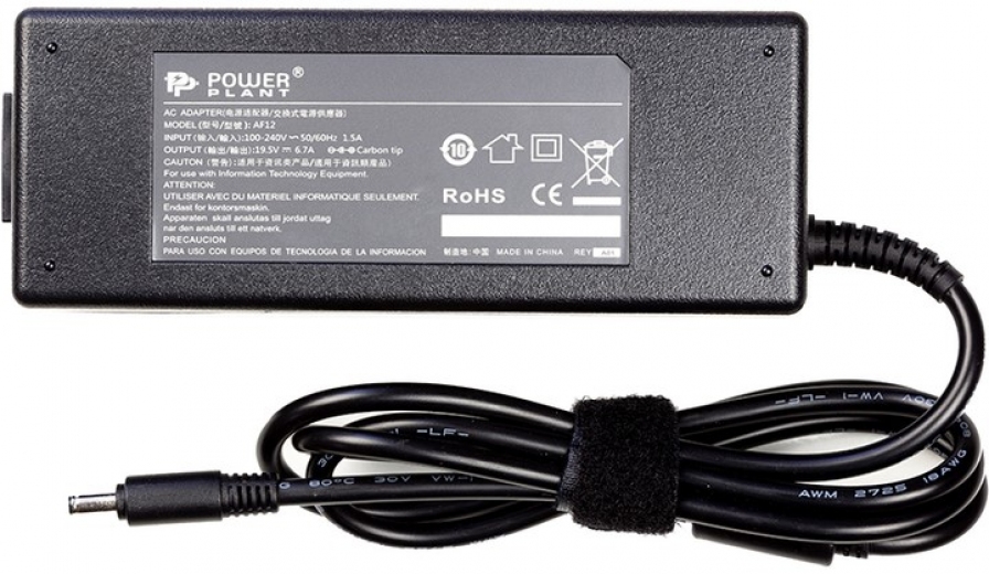Блок питания PowerPlant для ноутбука Dell (19.5V 130W 6.7A) (DL130G4530) - фото - интернет-магазин электроники и бытовой техники TTT