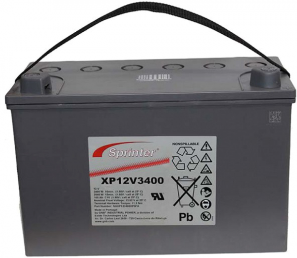 Акумуляторна батарея Exide AGM 12V-105Ah XP12V3400 (NV820917) - фото - інтернет-магазин електроніки та побутової техніки TTT