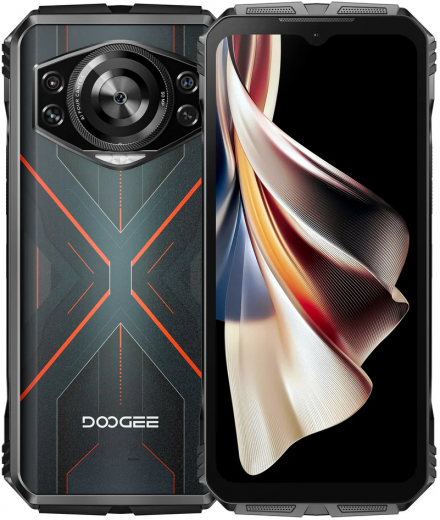 Смартфон Doogee S cyber 8/256 Black/Red - фото - интернет-магазин электроники и бытовой техники TTT