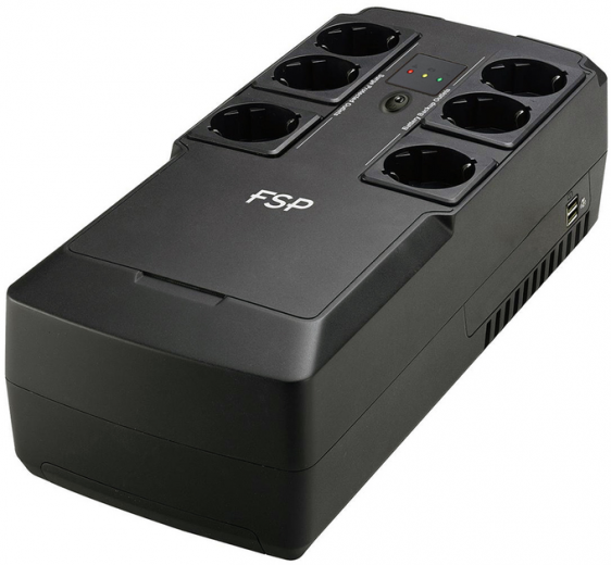 ИБП FSP NanoFit 600 600ВА/360Вт (PPF6000624) - фото ИБП FSP NanoFit 600 600ВА/360Вт (PPF6000624) - фото - интернет-магазин электроники и бытовой техники TTT