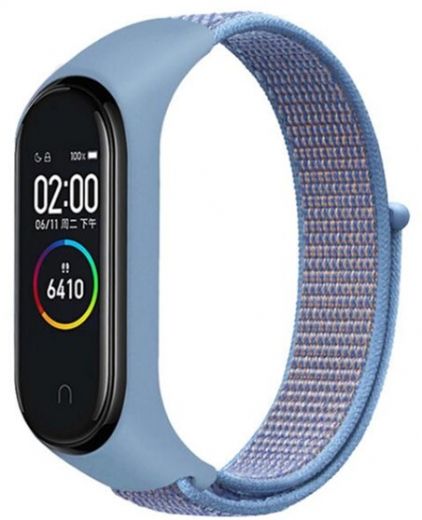 Ремінець TPU Nylon Xiaomi Mi Band 5 Blue sea - фото - інтернет-магазин електроніки та побутової техніки TTT