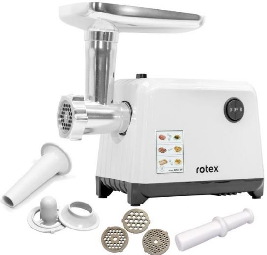 М`ясорубка ROTEX RMG200-W - фото - інтернет-магазин електроніки та побутової техніки TTT