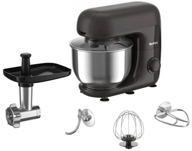 Кухонная машина Tefal BAKE ESSENTIAL QB161H38 - фото Кухонная машина Tefal BAKE ESSENTIAL QB161H38 - фото - интернет-магазин электроники и бытовой техники TTT