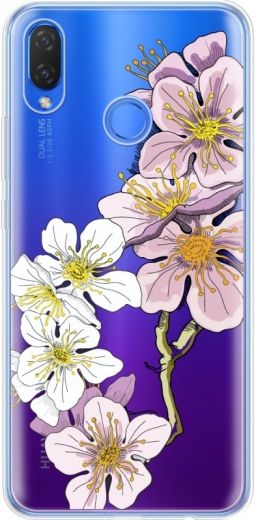 Накладка U-Print Huawei P Smart Plus Cherry Blossom - фото - інтернет-магазин електроніки та побутової техніки TTT