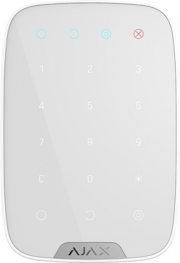 Беспроводная сенсорная клавиатура Ajax KeyPad White  - фото - интернет-магазин электроники и бытовой техники TTT