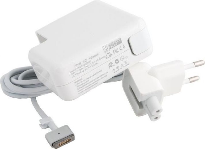 Блок питания PowerPlant для ноутбуков APPLE 220V, 16.5V 60W 3.65A (MagSafe2) (AP60KMAG2) - фото - интернет-магазин электроники и бытовой техники TTT