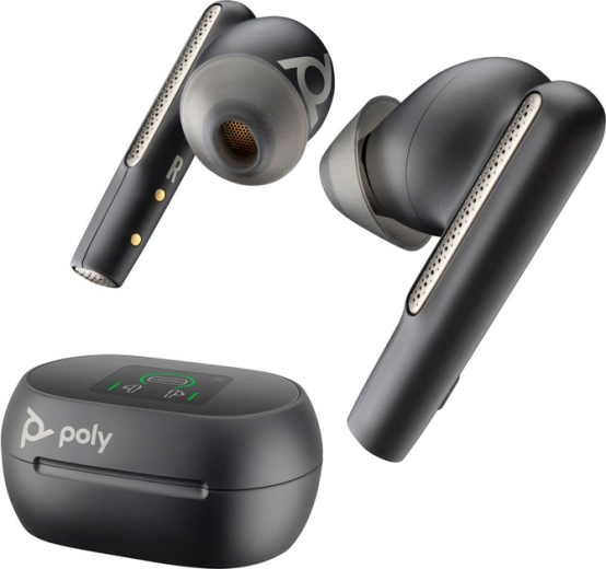 Навушники Poly TWS Voyager Free 60+ Earbuds + BT700C + TSCHC (7Y8G4AA) Black  - фото - інтернет-магазин електроніки та побутової техніки TTT