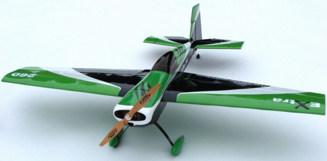 Самолёт Precision Aerobatics Extra 260 1219мм KIT Green - фото - интернет-магазин электроники и бытовой техники TTT