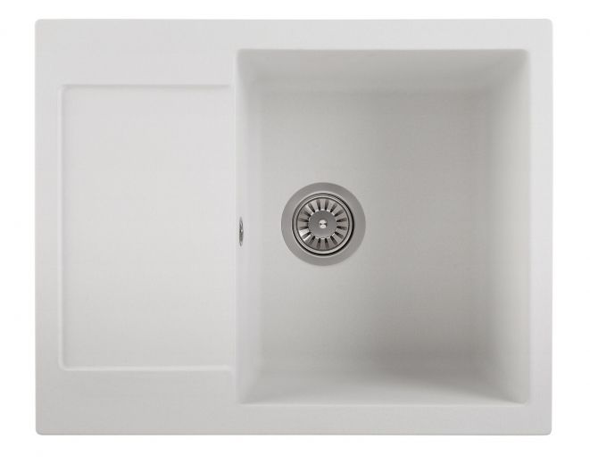 Кухонная мойка INTERLINE POLO white - фото Кухонная мойка INTERLINE POLO white - фото - интернет-магазин электроники и бытовой техники TTT