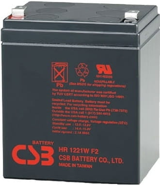 Акумуляторна батарея CSB 12V 5AH (HR1221W) AGM - фото - інтернет-магазин електроніки та побутової техніки TTT
