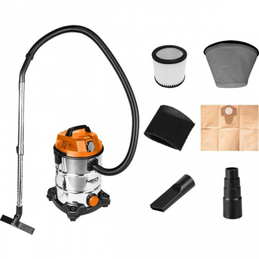 Промышленный пылесос Neo Tools 1400Вт (04-738) - фото Промышленный пылесос Neo Tools 1400Вт (04-738) - фото - интернет-магазин электроники и бытовой техники TTT