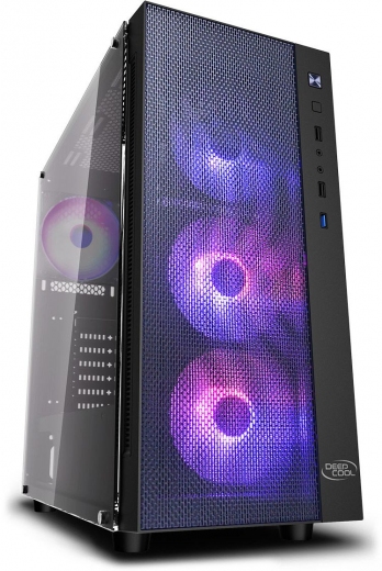 Корпус DeepCool Matrexx 55 Mesh ADD-RGB 4F (DP-ATX-MATREXX55-MESH-AR-4F) без БП Black - фото Корпус DeepCool Matrexx 55 Mesh ADD-RGB 4F (DP-ATX-MATREXX55-MESH-AR-4F) без БП Black - фото - интернет-магазин электроники и бытовой техники TTT