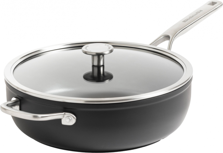 Сотейник KitchenAid FHA с керамическим покрытием 28 см (CC005697-001) - фото - интернет-магазин электроники и бытовой техники TTT