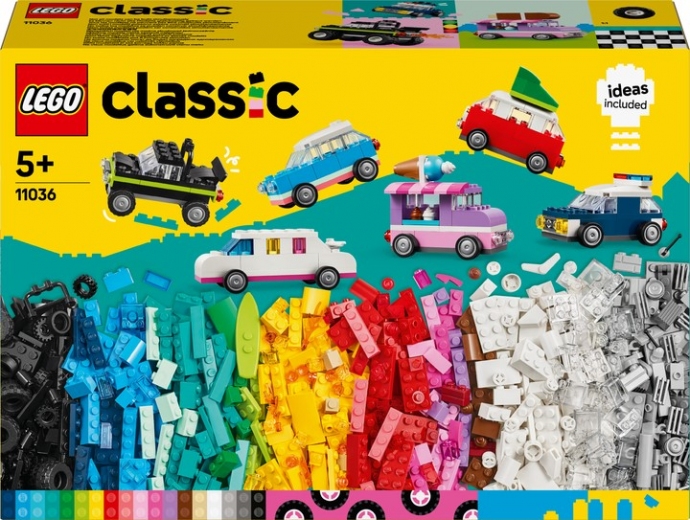 Конструктор LEGO Classic Творчі транспортні засоби 900 деталей (11036) - фото - інтернет-магазин електроніки та побутової техніки TTT