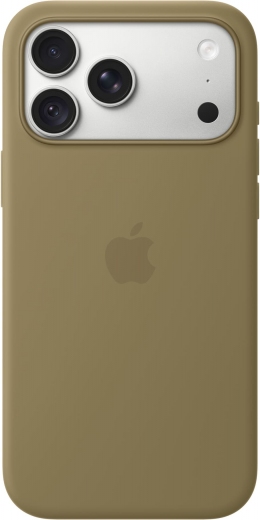 Панель Apple Silicone Case with MagSafe для iPhone 18 Pro Max (MK924ZM/A) Olive - фото - інтернет-магазин електроніки та побутової техніки TTT