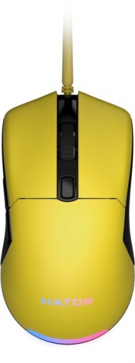 Мышь Hator Pulsar 2 USB (HTM-512) Yellow  - фото Мышь Hator Pulsar 2 USB (HTM-512) Yellow  - фото - интернет-магазин электроники и бытовой техники TTT