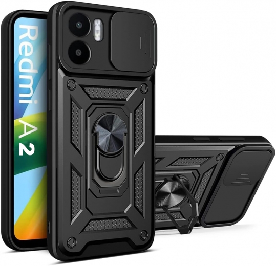 Панель BeCover Military для Xiaomi Redmi A2 (710206) Black - фото - интернет-магазин электроники и бытовой техники TTT