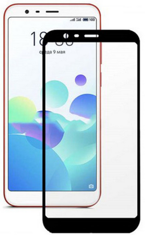 Захисне скло Mocolo для Full Cover Meizu M8C Black - фото - інтернет-магазин електроніки та побутової техніки TTT