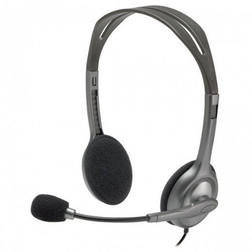 Гарнітура Logitech Stereo Headset H111 (981-000593) - фото Гарнітура Logitech Stereo Headset H111 (981-000593) - фото - інтернет-магазин електроніки та побутової техніки TTT