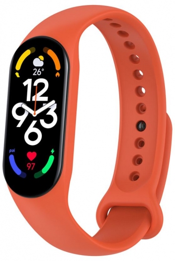 Ремінець BeCover для Xiaomi Mi Smart Band 7 (707482) Orange - фото - інтернет-магазин електроніки та побутової техніки TTT