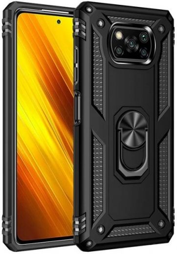 Панель BeCover Military для Xiaomi Poco X3 (705643) Black  - фото - інтернет-магазин електроніки та побутової техніки TTT