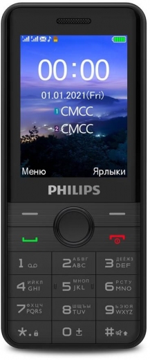 Мобильный телефон Philips Xenium E172 Black - фото - интернет-магазин электроники и бытовой техники TTT