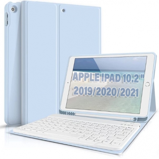 Чохол-клавіатура BeCover для Apple iPad 10.2 2019/2020/2021 (711136) Light Blue - фото Чохол-клавіатура BeCover для Apple iPad 10.2 2019/2020/2021 (711136) Light Blue - фото - інтернет-магазин електроніки та побутової техніки TTT