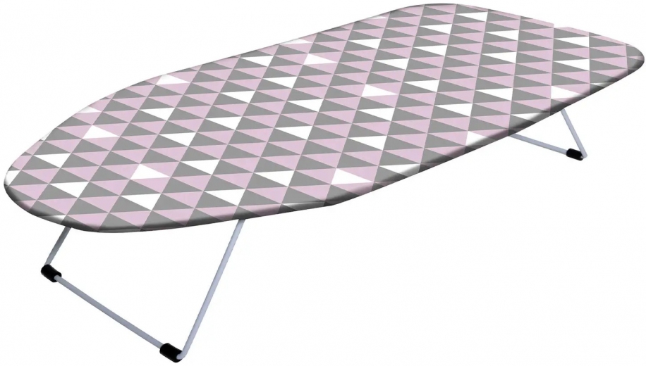 Прасувальна дошка Casa Si Table Top 73x30 (CS95159P168) White/Pink Triangle  - фото - інтернет-магазин електроніки та побутової техніки TTT