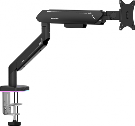 Настольное крепление для монитора Anda Seat Stealth Pro II RGB 17''-42'' (AD-W-A9X-1S-BB) Black  - фото Настольное крепление для монитора Anda Seat Stealth Pro II RGB 17''-42'' (AD-W-A9X-1S-BB) Black  - фото - интернет-магазин электроники и бытовой техники TTT