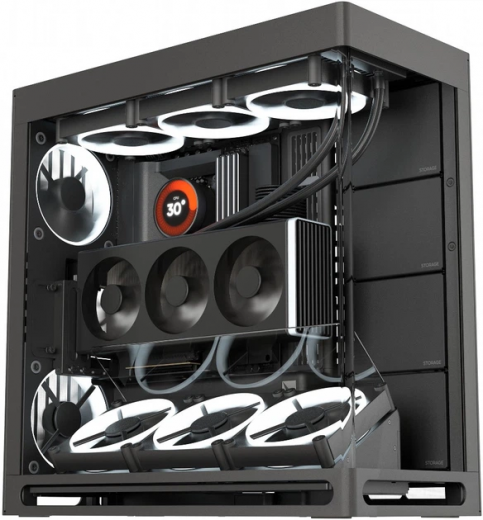 Корпус HAVN HS 420 VGPU Edition (HVN-CA-HS420-08) Black  - фото - інтернет-магазин електроніки та побутової техніки TTT