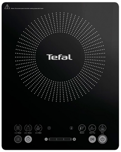 Настільна плита електрична Tefal Everyday Slim IH2108E1 - фото Настільна плита електрична Tefal Everyday Slim IH2108E1 - фото - інтернет-магазин електроніки та побутової техніки TTT