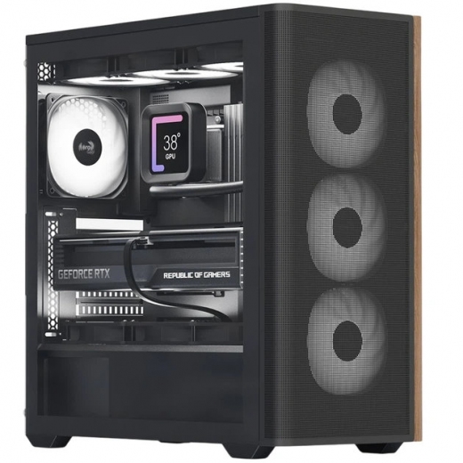 Корпус AeroCool D501A-G-BK-v2 (ACCM-DS01043.11) Black - фото - інтернет-магазин електроніки та побутової техніки TTT