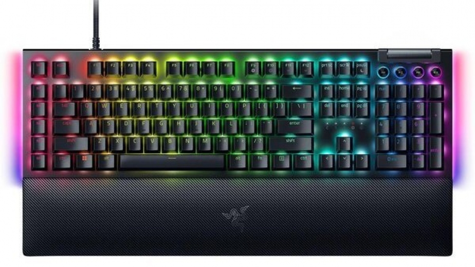 Клавиатура проводная Razer BlackWidow V4 Yellow Switch RU USB (RZ03-04692500-R3R1) Black  - фото - интернет-магазин электроники и бытовой техники TTT