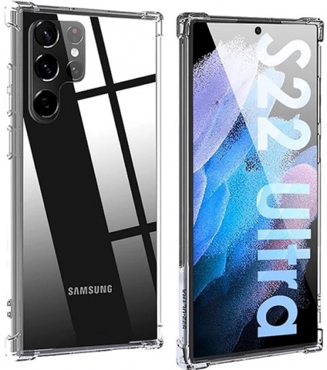 Панель BeCover Anti-Shock для Samsung Galaxy S22 Ultra 5G SM-S908 (708900) Clear - фото - интернет-магазин электроники и бытовой техники TTT