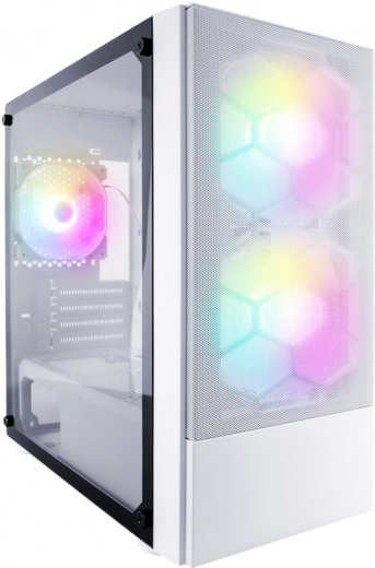 Корпус 1STPLAYER X4-M-WH-2F1P-W-1F1-W White - фото - интернет-магазин электроники и бытовой техники TTT