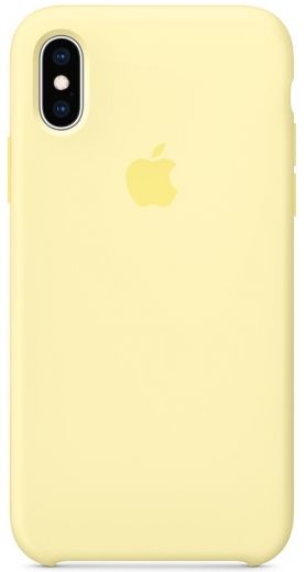 Накладка TPU Original iPhone XS Yellow - фото - интернет-магазин электроники и бытовой техники TTT