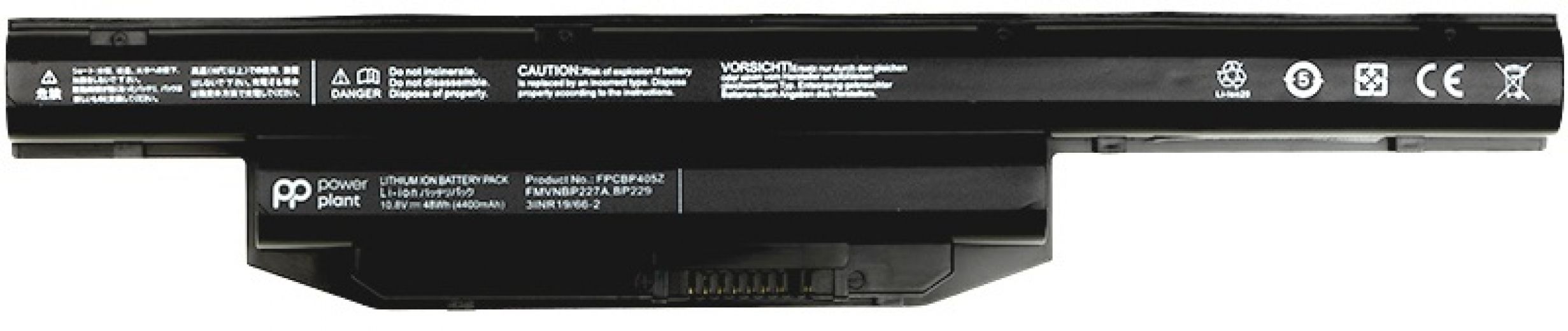 Акумулятор PowerPlant для ноутбуків Fujitsu LifeBook E751 (FPCBP426) (10.8V/4400mAh/6Cells) (NB450145) - фото - інтернет-магазин електроніки та побутової техніки TTT