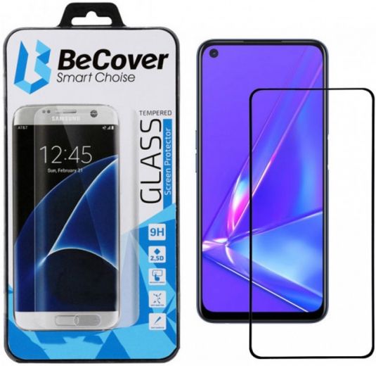 Захисне скло BeCover для Oppo A72 (705108) Black  - фото - інтернет-магазин електроніки та побутової техніки TTT