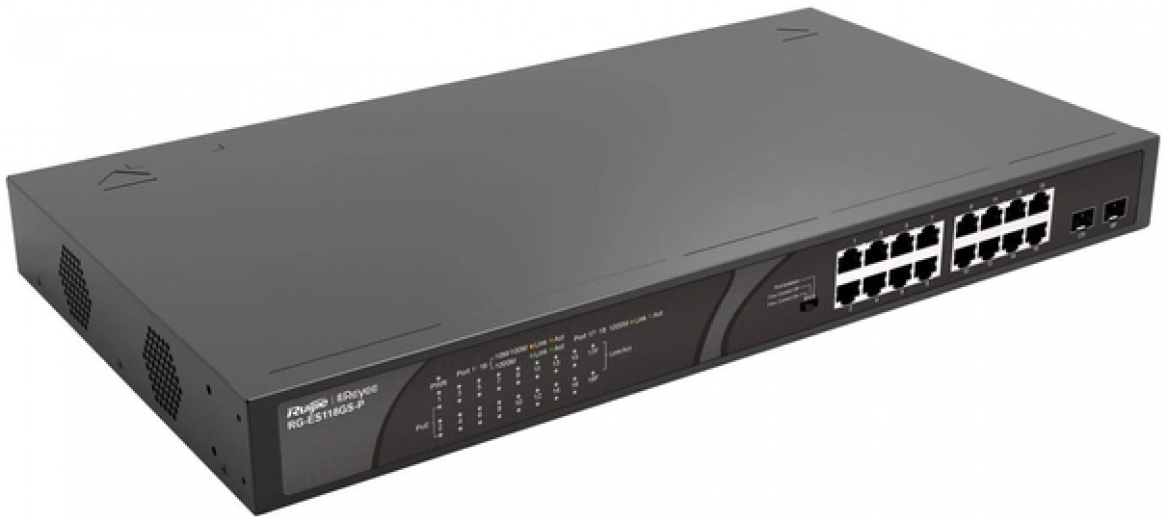 Коммутатор Ruijie Reyee RG-ES118GS-P  - фото - интернет-магазин электроники и бытовой техники TTT