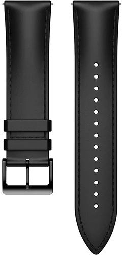 Ремешок Mobvoi 24mm Leather Watch Band Smart для TicWatch Pro 5 Tuxedo Black - фото - интернет-магазин электроники и бытовой техники TTT