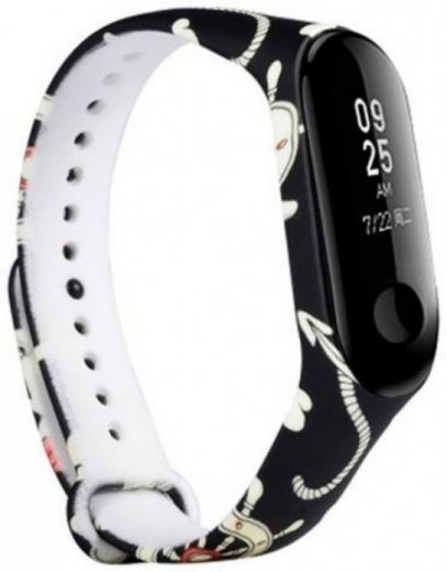 Ремешок для Xiaomi Mi Band 3 Blue Hearts - фото - интернет-магазин электроники и бытовой техники TTT