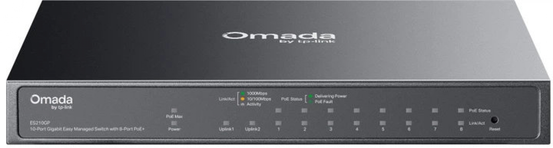 Коммутатор TP-LINK Omada ES210GP - фото - интернет-магазин электроники и бытовой техники TTT