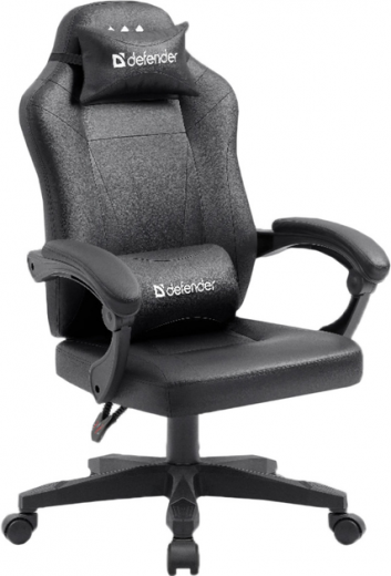 Крісло геймерське Defender Master (4745090824988) Black  - фото Крісло геймерське Defender Master (4745090824988) Black  - фото - інтернет-магазин електроніки та побутової техніки TTT