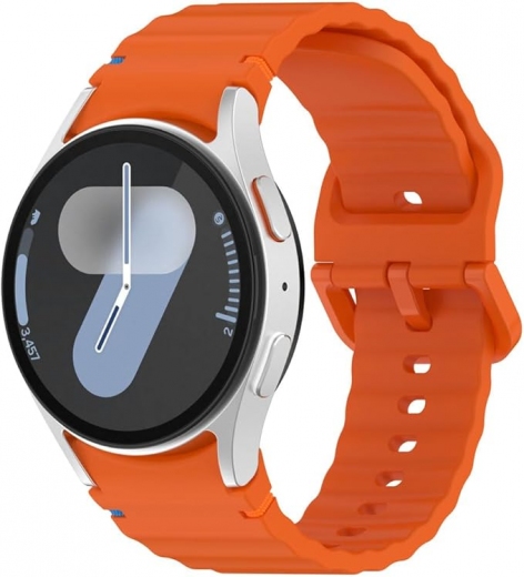 Ремешок BeCover Ribbed Tape для Samsung Galaxy Watch (20mm) 3 41mm/4/5/6/7 40-44mm (712046) Orange - фото Ремешок BeCover Ribbed Tape для Samsung Galaxy Watch (20mm) 3 41mm/4/5/6/7 40-44mm (712046) Orange - фото - інтернет-магазин електроніки та побутової техніки TTT