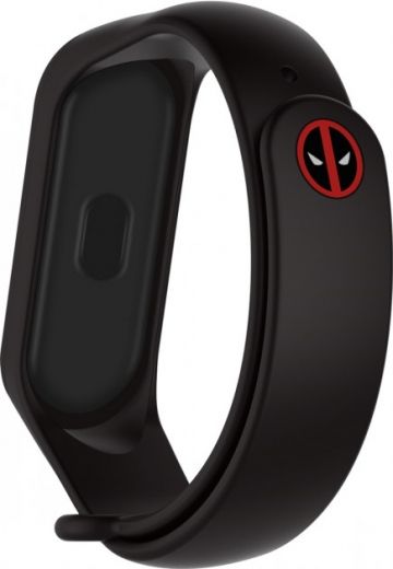 Ремінець ArmorStandart Superhero Edition для Xiaomi Mi Band 5 Deadpool (ARM57071) Black - фото - інтернет-магазин електроніки та побутової техніки TTT