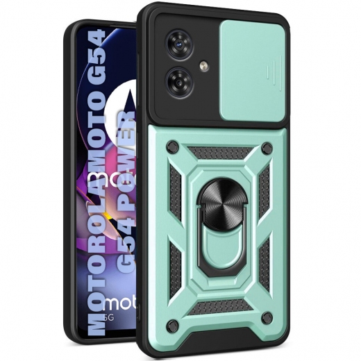 Панель BeCover Military для Motorola Moto G54 / G54 Power (711004) Dark Green - фото - інтернет-магазин електроніки та побутової техніки TTT