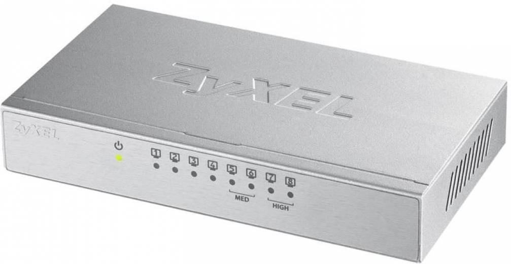 Коммутатор ZYXEL GS-108B v3 (GS-108BV3-EU0101F) - фото - интернет-магазин электроники и бытовой техники TTT